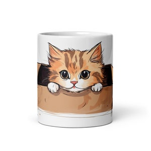 Cat In A Box Mug