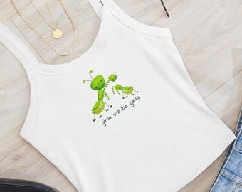Cute Feminism Girls Will Be Girls Praying Mantis Summer Tank Top, Funny Bug Lover Entomology Gift, Smash The Patriarchy Protest Apparel