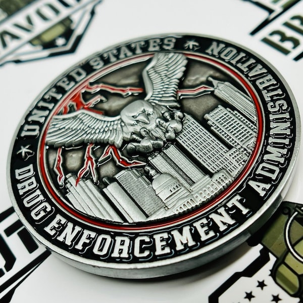 Drug Enforcement Administration (DEA), Atlanta Field Division, OCDETF Strike Force, Group 1, Challenge Coin