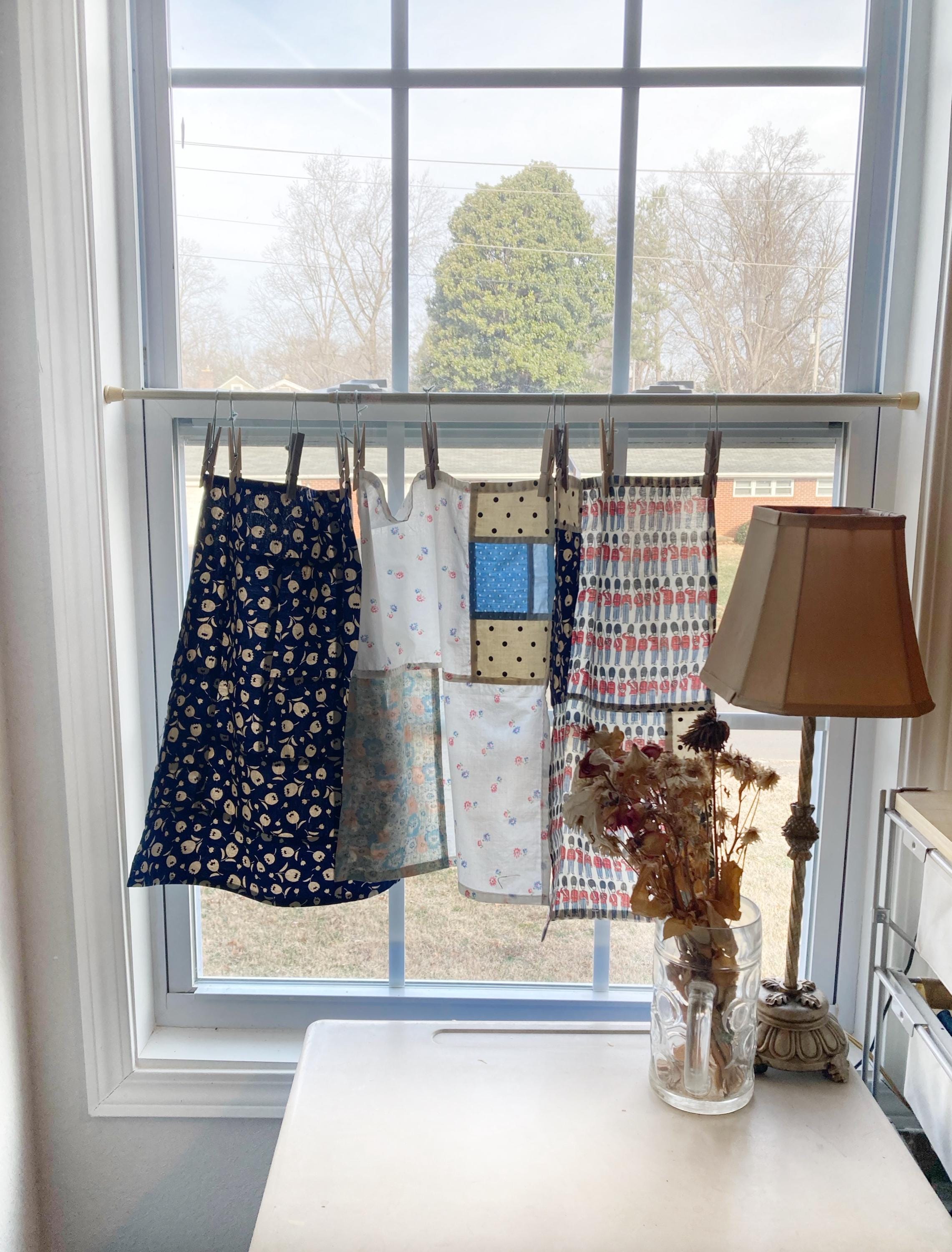 手縫いのポジャギカーテン：韓国のパッチワーク生地アート - Etsy 日本