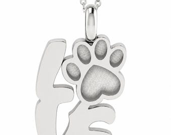 Love Leaves A Pawprint - Necklace