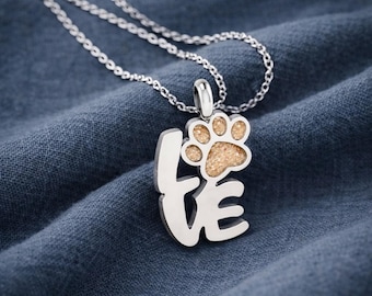 Love Leaves A Pawprint - Necklace
