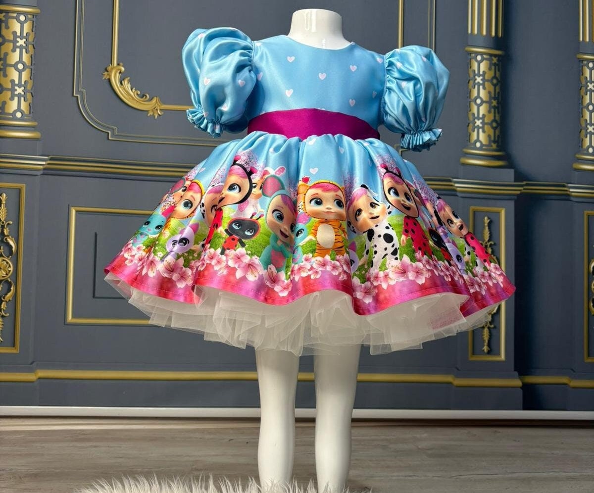 Apolina kids wendy dress patchwork 3-5y - メルカリ