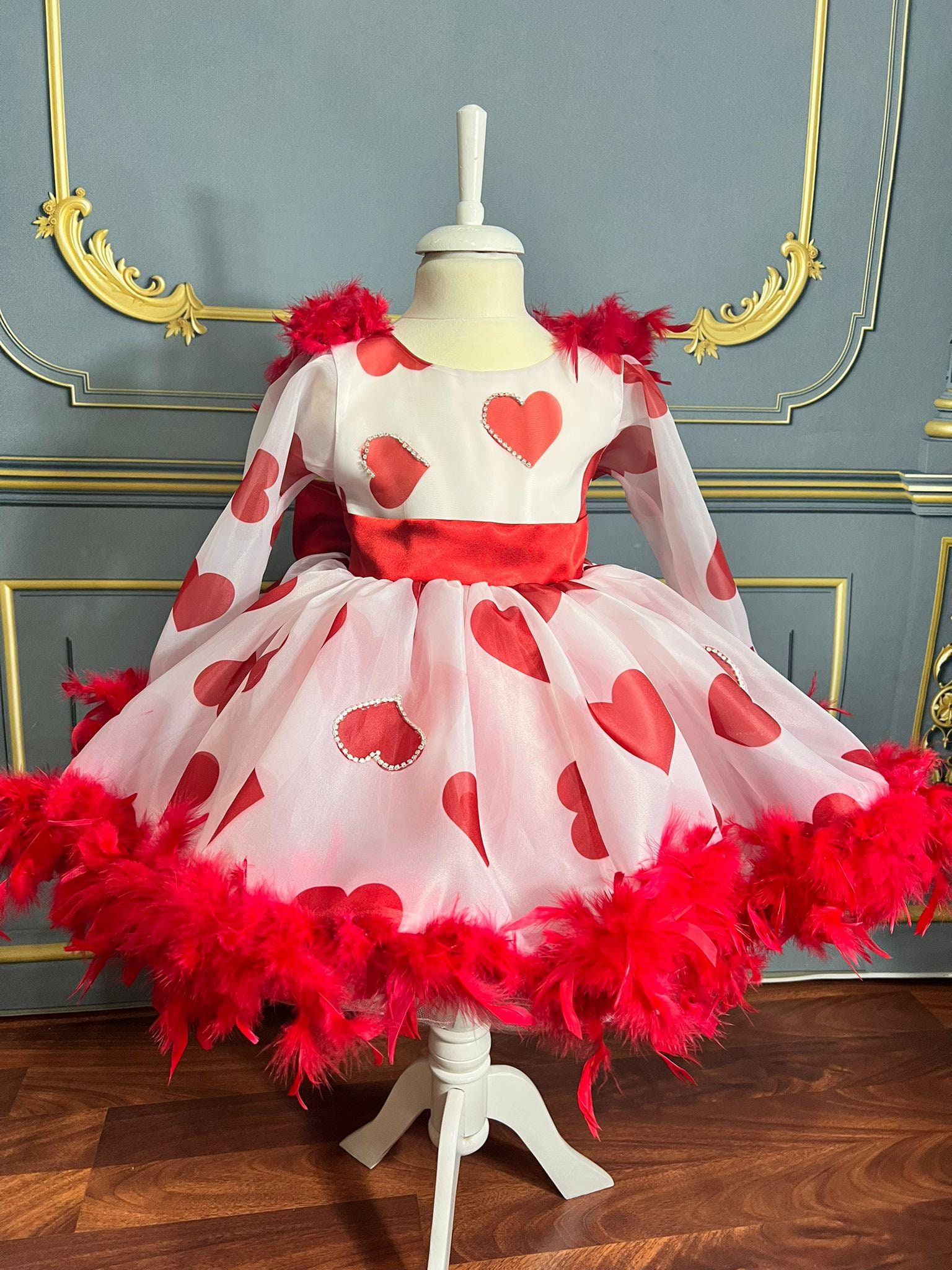 Tutu Dress Heart Dresses For Valentine's Day Valentine's Day