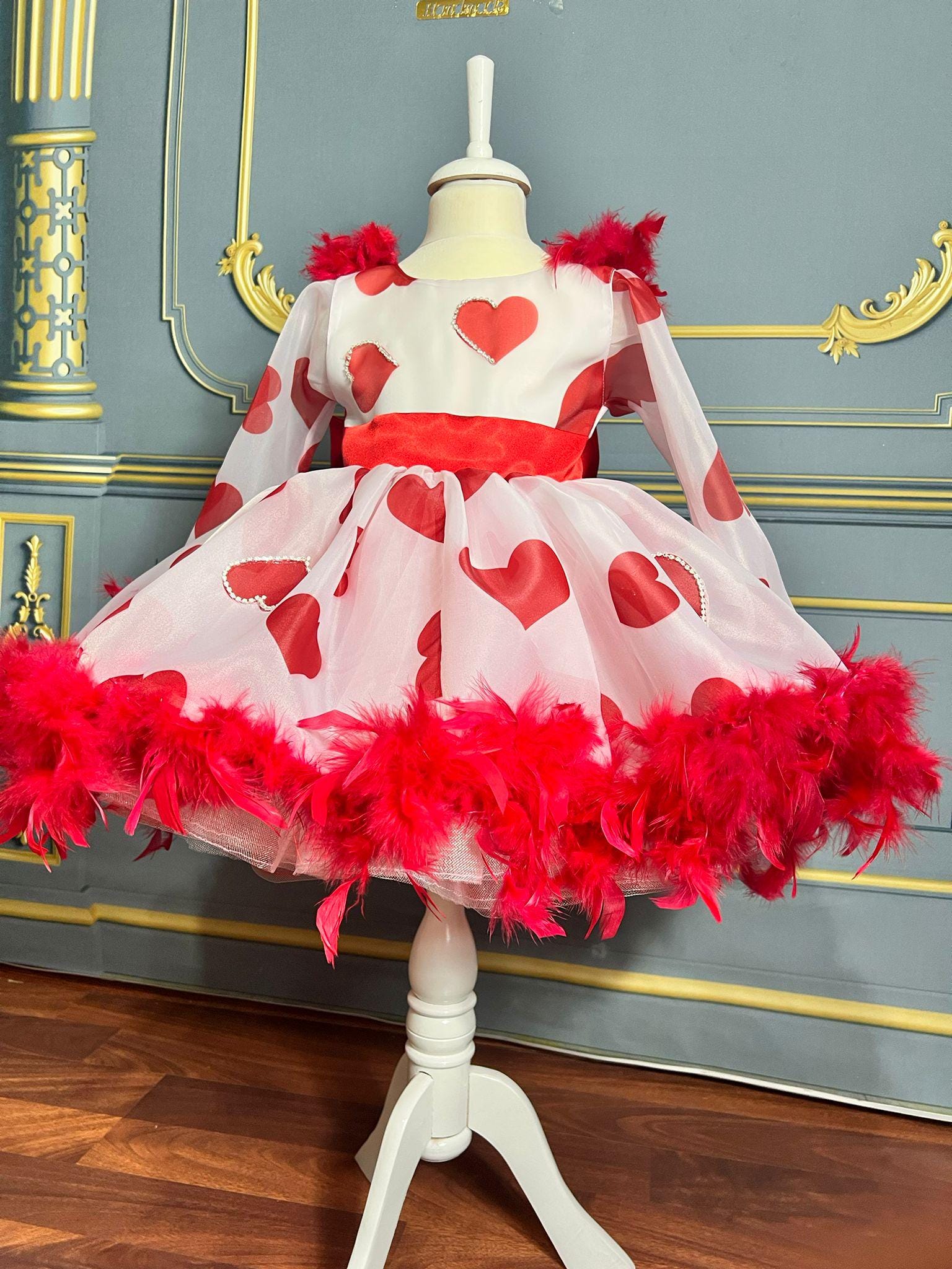 Valentine's Day Heart Dress: Girls' Special Occasion Outfit