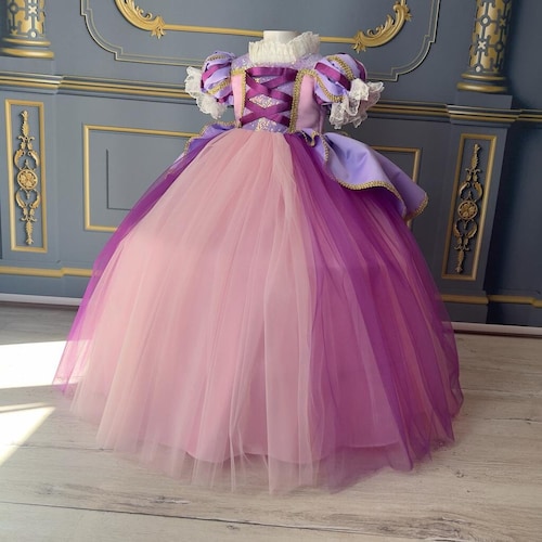 ball gown rapunzel dress for kids
