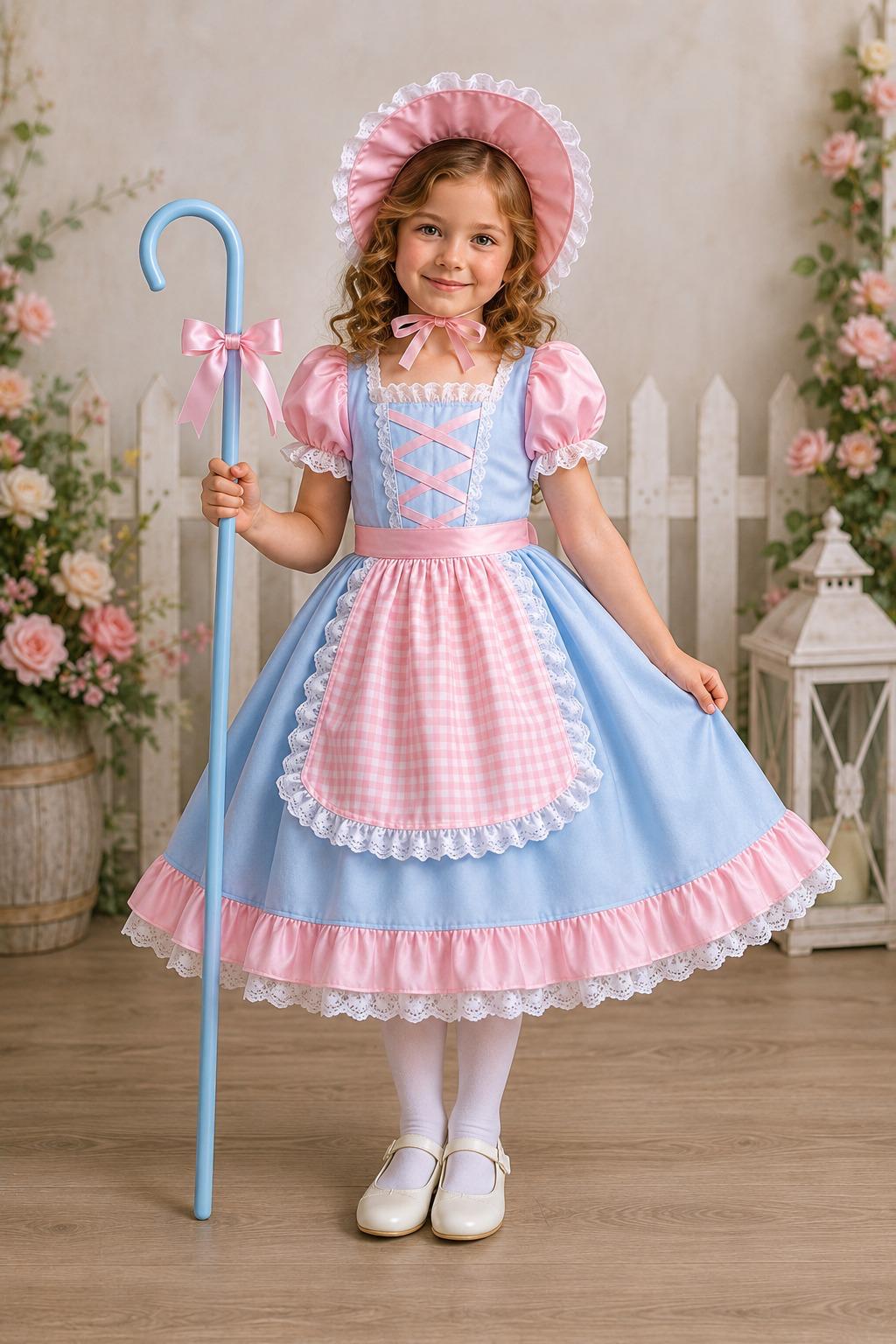 little bo peep bridesmaid dresses Doll Dress YGroup_L1808 Womens Dress Semi Formal Color:Ivory Blue Print but cant stand the