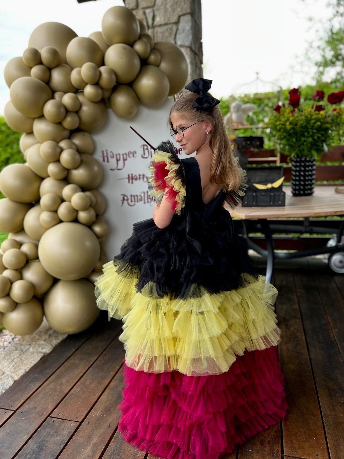 Hermione Gryffindor Inspired Tutu Dress, Girls Cosplay Costume - Etsy