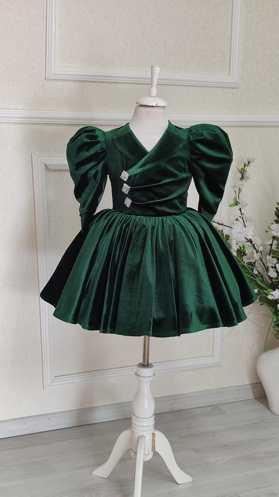 emerald green holiday party dress Emerald Green Velvet Dress Women Christmas Prom Party Long Bridesmaid Dress