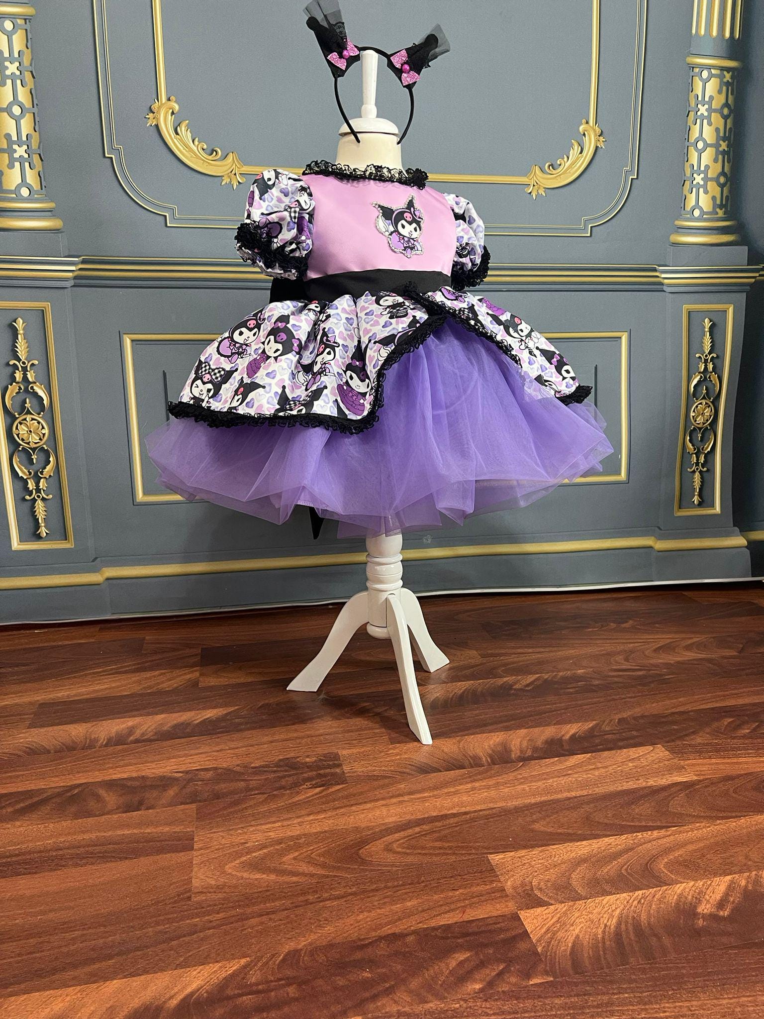 kuromi purple dress SANRIO - KUROMI "MAGICAL" PLUSH