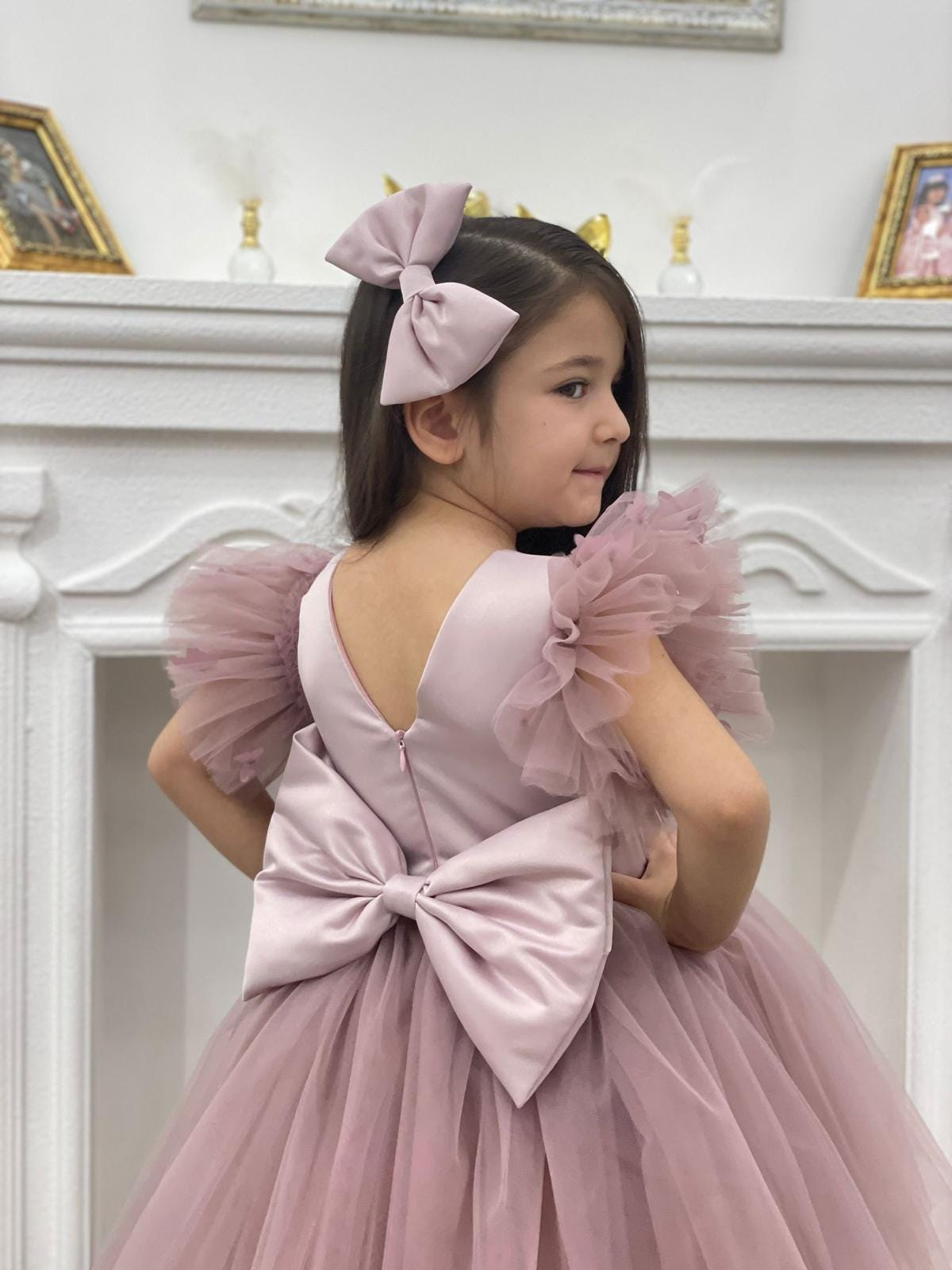 strapless open back dress Ethereal White Princess Cotton Dress White(Pre-Sale 15days) / L