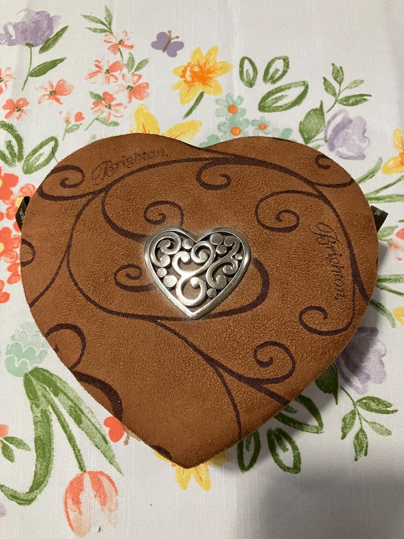 Brighton Jewelry Box Faux Suede image 3