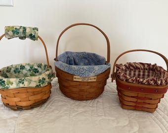 St. Patrick's Day Longaberger 2001 or Discovery Basket 1992 or 1995 Mini