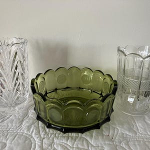 Fostoria Coin Glass Bowl or Crystal Vases