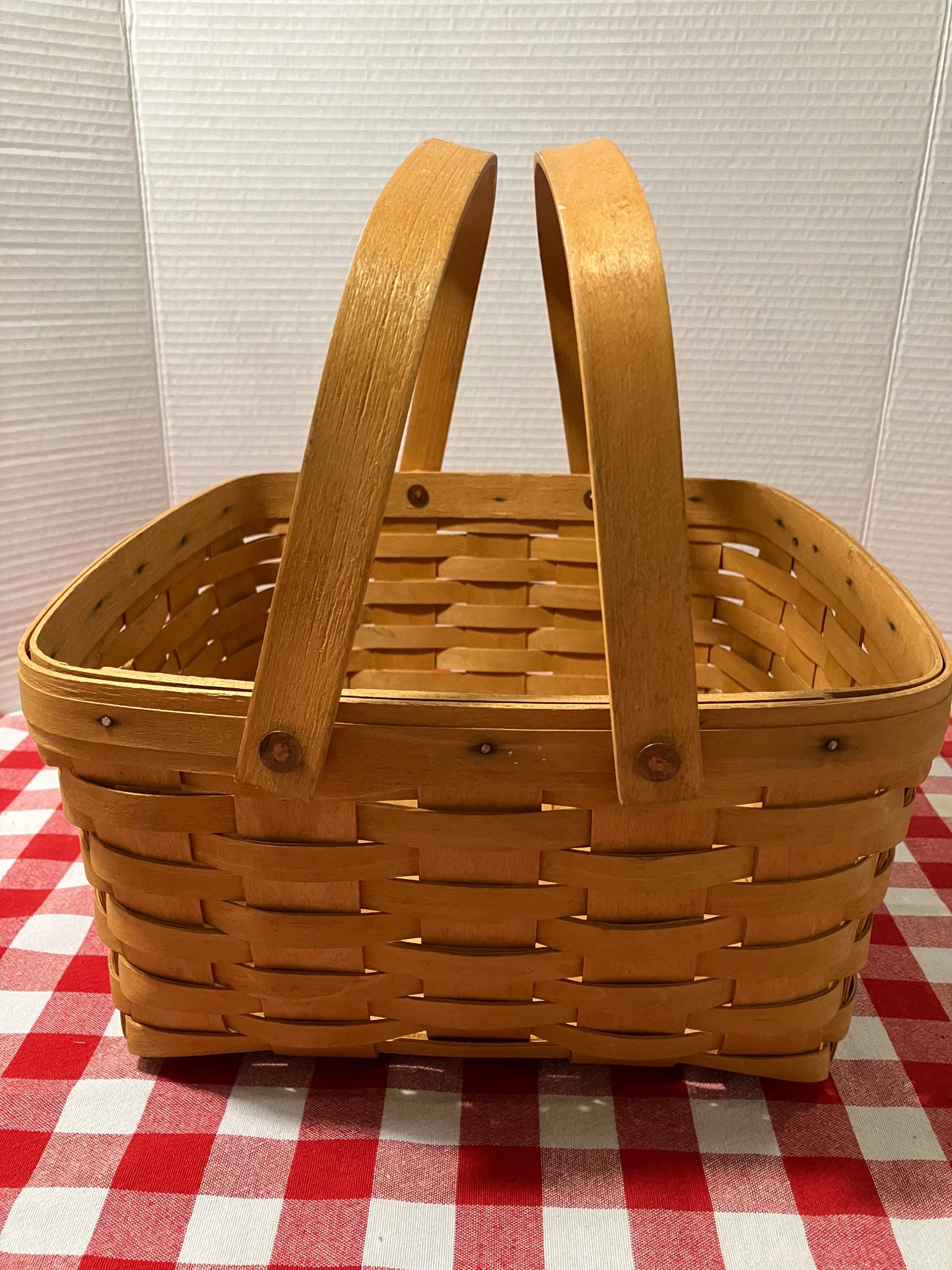 Longaberger Picnic Basket - Etsy