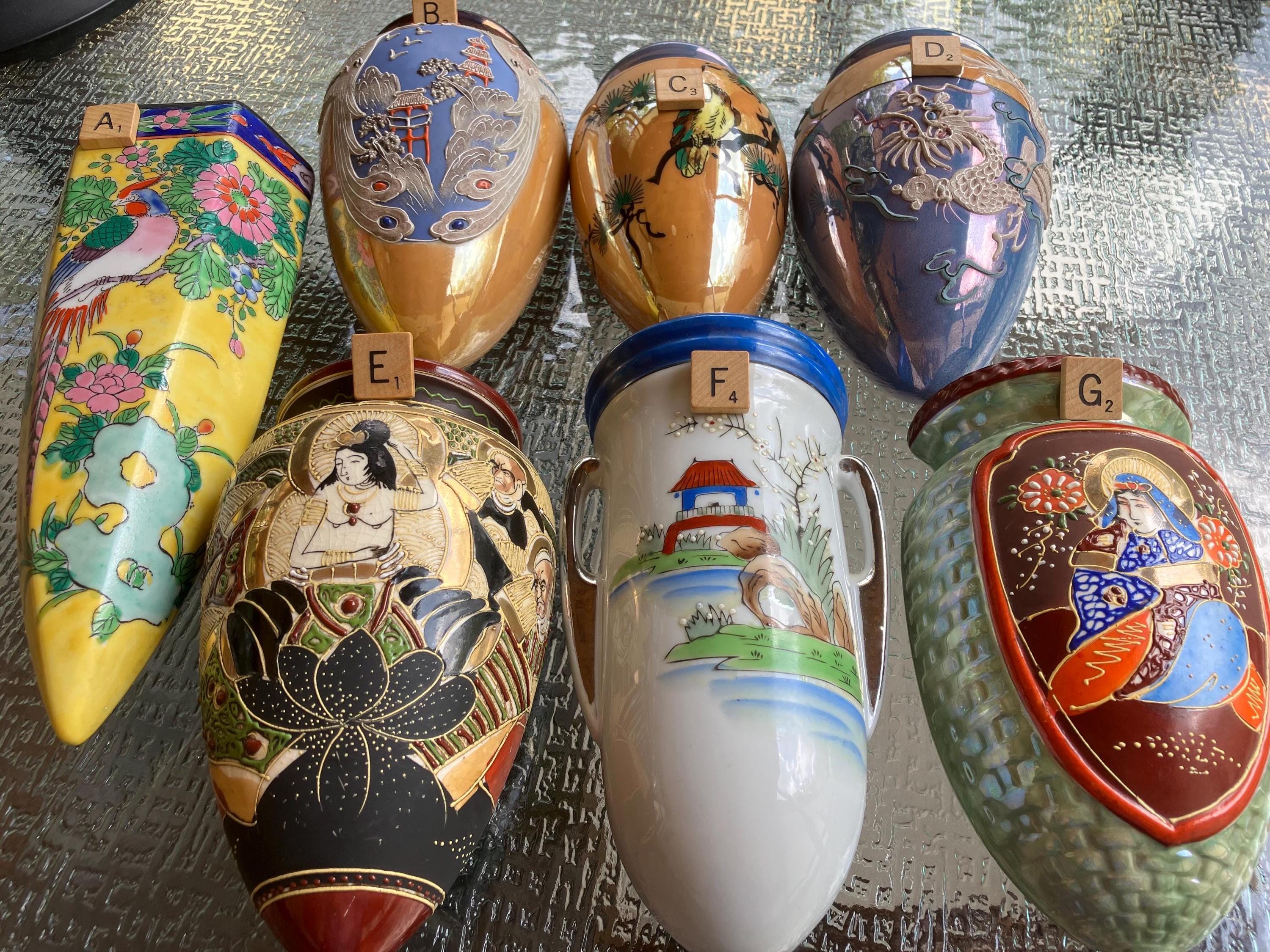 Vintage Japan Wall Pockets - Etsy