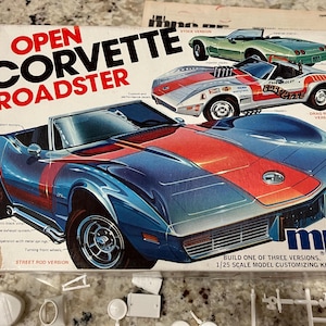 Corvette "Open Roadster" MPC 1974 Model Car Kit
