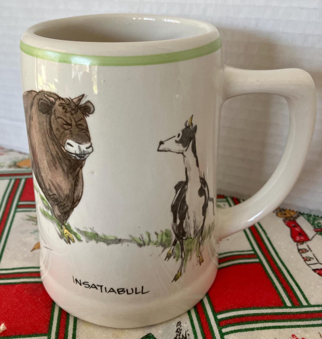 The Bull Pen Bull Mug - Pixie Products - Studio B - Etsy