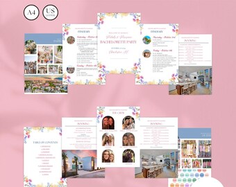 Charleston Bachelorette Petals and Prosecco Itinerary, Inspiration Planner | Spring Floral Bachelorette Planner | Outfit Inspiration Planner