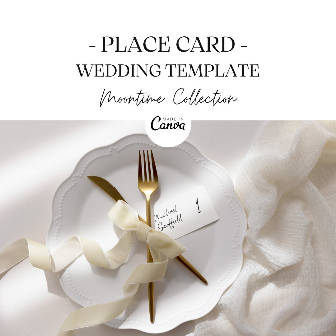 Canva Place Card