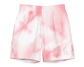 Pink Tie Dye Trunks | Swimwear, Volleyball Shorts, Gym Wear, Quick Drying Athleisure