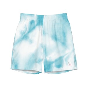 Blue Tie Dye Trunks | Swimwear, Volleyball Shorts, Gym Wear, Quick Drying Athleisure