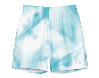 Blue Tie Dye Trunks | Swimwear, Volleyball Shorts, Gym Wear, Quick Drying Athleisure