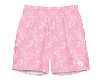Cotton Candy Flowers | Swimwear, Volleyball Shorts, Gym Wear, Quick Drying Athleisure