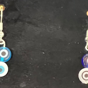 Evil Eye Earrings (blue)