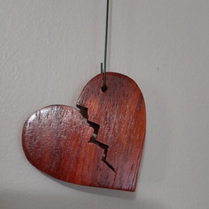 Broken Heart christmas ornament