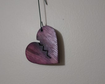 Broken Heart christmas ornament