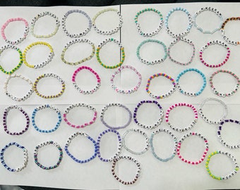 Friendship bracelets and other beaded jewelry