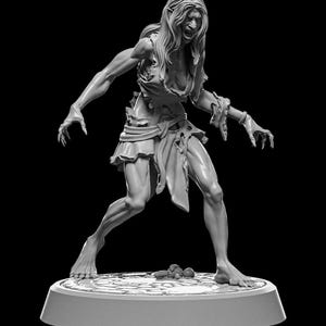 Vampire Spawn Minion Dnd 25mm Miniature | TTRPG Mini | Great GM Gift | Monster Miniature | Vampire VS Werewolf Strahd| Horror| Gothic