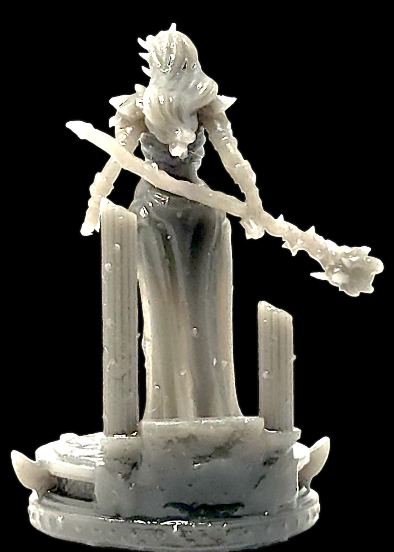 Medora the Dark Queen Sorceress Dnd 25mm Miniature TTRPG Mini Great GM