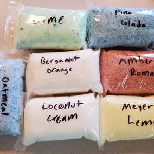64oz/4lbs Homemade Bath Salts (Half Gallon Size) Wholesale, Relaxation Aid, Two Quart, Essential Oils