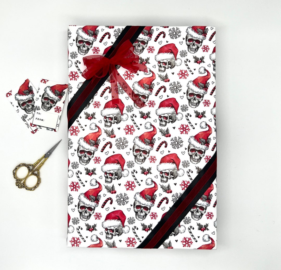 Gothic Christmas Wrapping Paper 