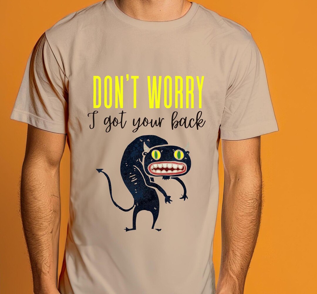 Don't Worry Scary Cat Shirt Gift Funny Graphic Tee Shirt Humorous ...