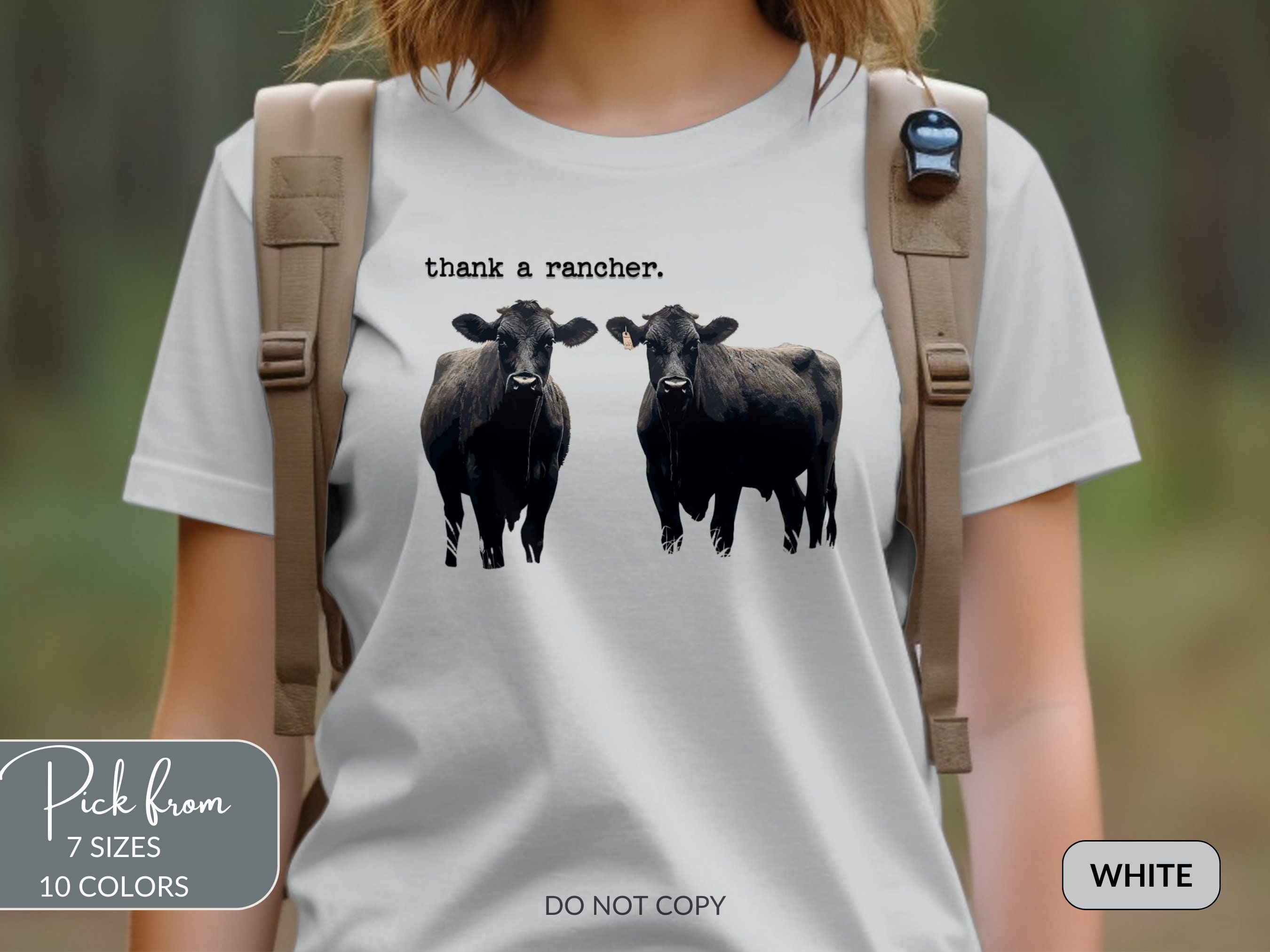 Thank a Rancher Support Your Local Rancher Christmas Gift for Rancher Farmers Market Gift for
