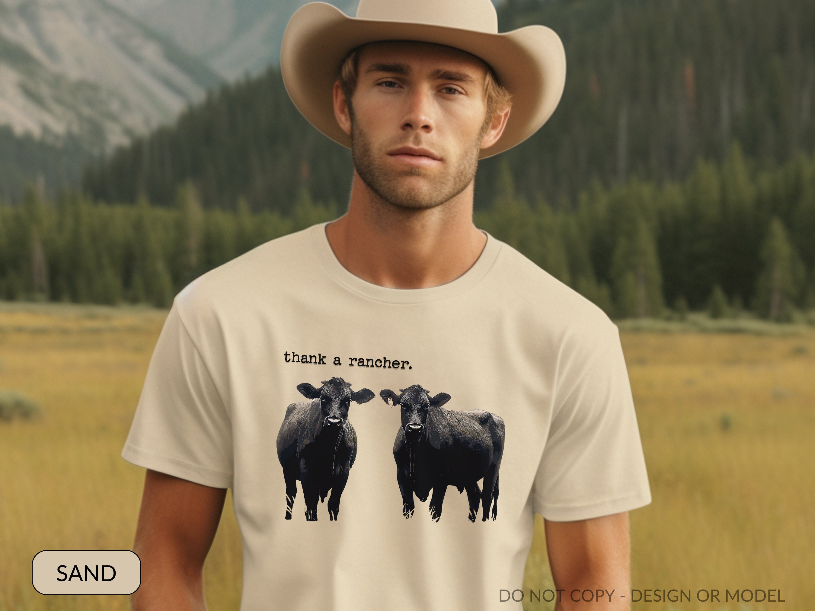 Thank a Rancher Support Your Local Rancher Christmas Gift for Rancher Farmers Market Gift for
