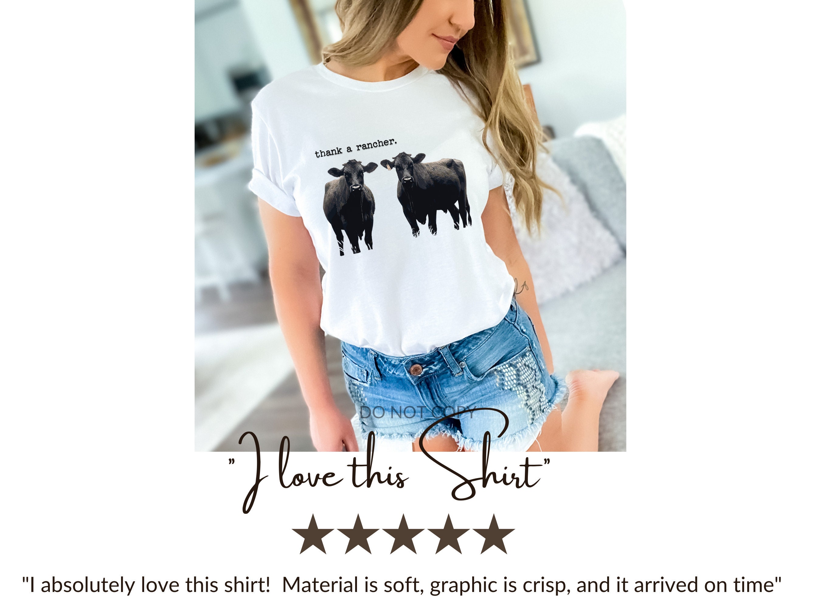 Thank a Rancher Support Your Local Rancher Christmas Gift for Rancher Farmers Market Gift for