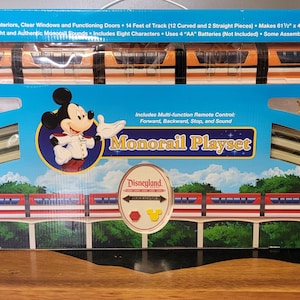 Disney Land Theme Park Remote Controlled Monorail Train Playset (NIB-RARE Color)