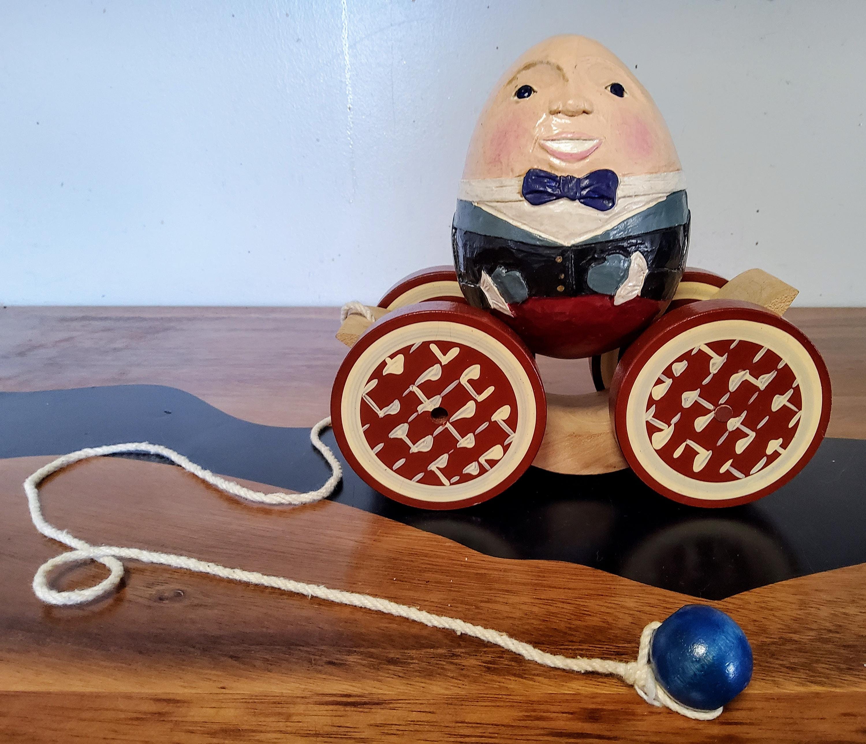 Humpty Dumpty Pull Toy - Etsy
