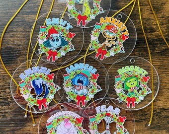 Inside Out 2 Christmas Ornament, Holiday Inside Out 2 Gifts, Inside Out Xmas Ornament, Christmas Family Matching Ornament, Family Gifts