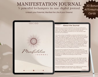 Revista Manifestação Digital | LoA | Desafio de Manifestação | Afirmação | Gratidão | Atenção plena | Espiritual | Manifesto | Visualização