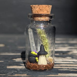 ghost in a bottle, mini ghost, pet ghost, halloween terrarium