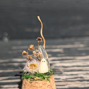 Ghost in a bottle, mini ghost, pet ghost, halloween terrarium