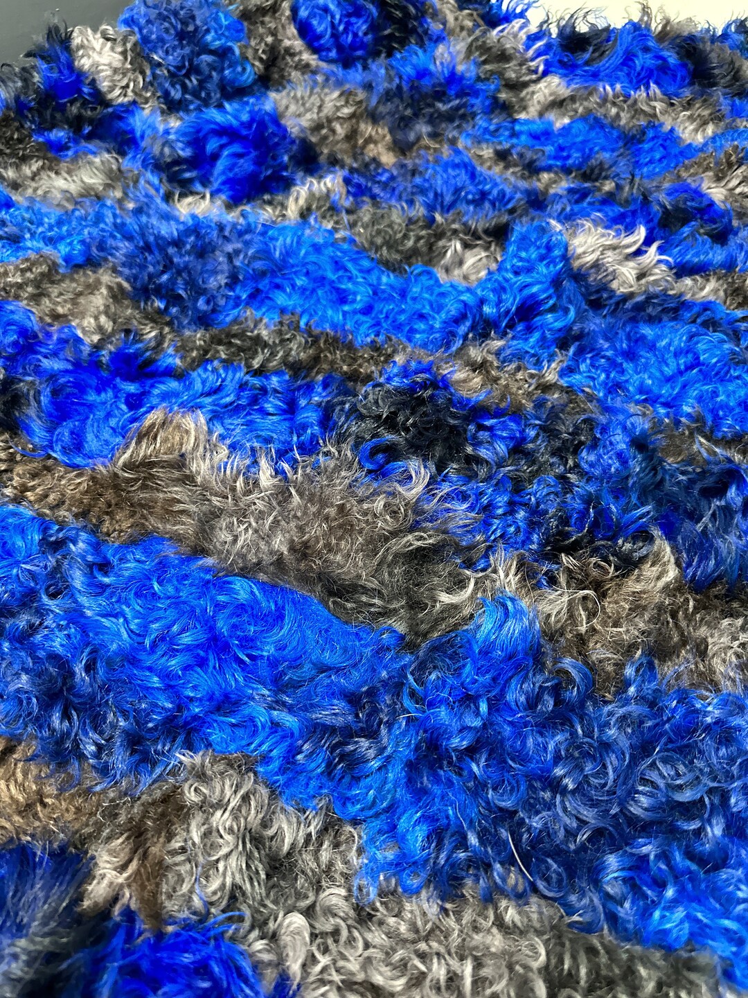 Real Mongolian Fur Rug real Mongolia Lambskin Patchwork Rug Etsy