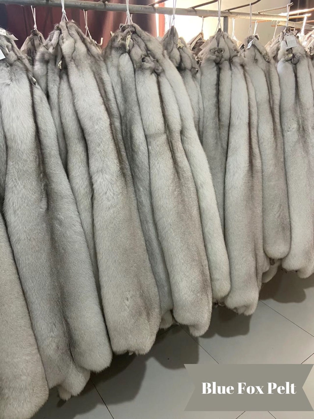 Genuine Blue Fox Pelt Craft Fox Fur Pelt DIY Crafts 100 Etsy