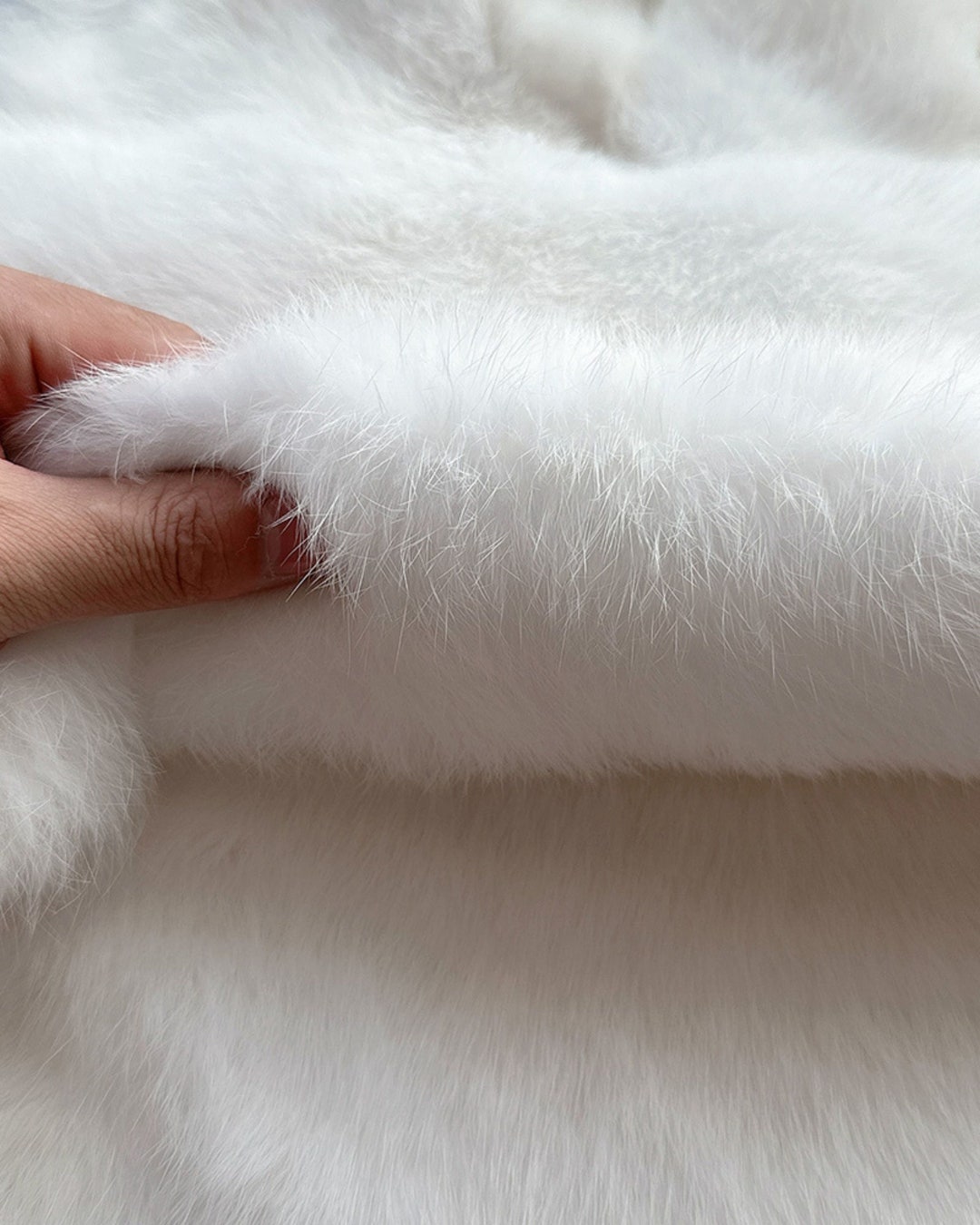 100 Real Rabbit Pelt Natural White Rabbit Pelt Eco Etsy UK
