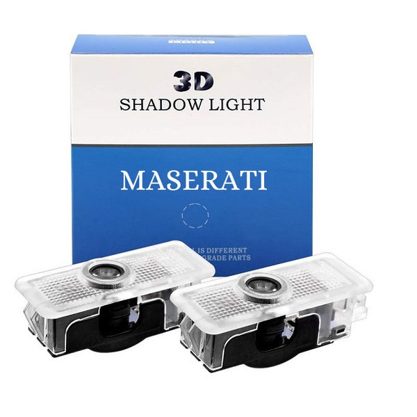 Projectors Lights Door Mase-rati Logo 2 pcs